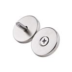 Dünya Magnet 2 Adet 30Mm X 10/5Mm X 6Mm Havşa Delikli Güçlü Neodyum Mıknatıs