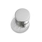 Dünya Magnet 2 Adet Çap 20Mm X Kalınlık 10Mm Yuvarlak Süper Güçlü Neodyum Mıknatıs