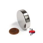Dünya Magnet 2 Adet Çap 25Mm X Kalınlık 10Mm Güçlü Silindir Neodyum Mıknatıs