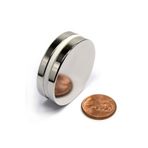 Dünya Magnet 2 Adet Çap 30Mm X Kalınlık 5Mm Yuvarlak Güçlü Neodyum Mıknatıs
