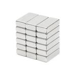 Dünya Magnet 2 Adet Köşeli Güçlü Neodyum Mıknatıs Boy: 20 x En: 10 x Kalınlık: 5 mm