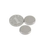 Dünya Magnet 2 Adet, Yuvarlak Neodyum Mıknatıs, 20X3 Mm, Süper Güçlü Magnet