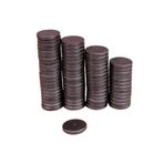 Dünya Magnet 250 Adet - Yuvarlak Mıknatıs, 10X3 Mm, Ferrit Magnet, Nişan Sünnet Süsleme Mıknatısı