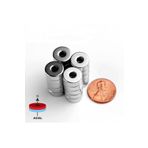 Dünya Magnet 3 Adet - Delikli Neodyum Mıknatıs, Çap: 15X5X5 Mm, Güçlü Magnet