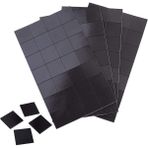 Dünya Magnet 3 m Yapışkanlı Etiket Magnet Tabaka Mıknatıs 30 Parça - 3x3 cm Magnet - 30 Adet - Siyah
