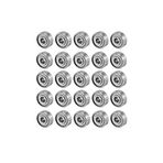 Dünya Magnet 30 Adet 624zz Mikro Rulman, Metal Mühürlü Çok Amaçlı Bilya, 3d Yazıcı Rulmanı - 4x13x5 Ölçülerinde
