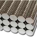 Dünya Magnet 30 Adet Çap 10 mm x Kalınlık 3 mm Güçlü Yuvarlak Neodyum Mıknatıs - Gümüş