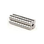 Dünya Magnet 30 Adet Çap 8Mm X Kalınlık 5Mm Güçlü Yuvarlak Neodyum Mıknatıs