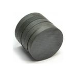 Dünya Magnet 30 x 3 Yuvarlak Ferrit Mıknatıs (100'lü Paket)