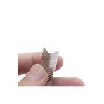 Dünya Magnet 5 Adet 10Mm X 10Mm X 3Mm Köşeli Süper Güçlü Neodyum Mıknatıs
