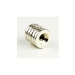 Dünya Magnet 5 Adet 10Mm X 3Mm Havşa Delikli Güçlü Neodyum Mıknatıs