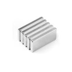 Dünya Magnet 5 Adet - Köşeli Neodyum Mıknatıs, 20X10X2 Mm, Güçlü Magnet, N35 Kalite