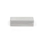 Dünya Magnet 5 Adet, Köşeli Neodyum Mıknatıs, Süper Güçlü, 30Mm X 10Mm X 2Mm