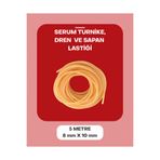 Dünya Magnet 5 Metre 8-10 mm Serum Lastiği Turnike Dren Sapan Lastiği