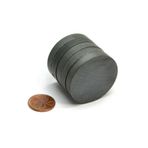 Dünya Magnet 50 Adet 25X3 Büyük Yuvarlak Ferrit Mıknatıs Kokulu Taş Nişan Süsleme Mıknatısı