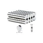 Dünya Magnet 50 Adet 5X3 Mm Yuvarlak Güçlü Neodyum Mıknatıs Çap: 5 Mm X Kalınlık: 3 Mm