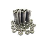 Dünya Magnet 50 Adet 608ZZ Rulman - Metal Mühürlü Çok Amaçlı Bilye Rulman - 8X22X7 Ölçülerinde