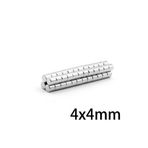 Dünya Magnet 50 Adet, Yuvarlak Neodyum Mıknatıs, 4X4 Mm, Güçlü Magnet Mıknatıs