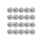 Dünya Magnet 623zz Rulman, 20 Adet, Metal Mühürlü Minyatür Bilya, (3X10X4 MM), 3d Mikro Yazıcı Rulmanı