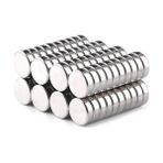 Dünya Magnet 8x2 mm Neodyum Mıknatıs Yuvarlak Disk Magnet (60 Adet)