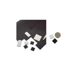 Dünya Magnet 90 Adet 3M Etiket Magnet Yapışkanlı Magnet Mıknatıs, Dolap Mıknatısı 2X2Cm Kare Kesimli Şerit Mıkna