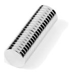 Dünya Magnet Çap 8 mm x Kalınlık 1,5 mm Yuvarlak Süper Güçlü Neodyum Mıknatıs 100'lü