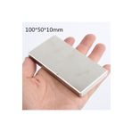 Dünya Magnet Çok Güçlü Neodyum Mıknatıs - Dev Boy - 100Mm X 50Mm X 10Mm
