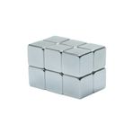 Dünya Magnet Çok Güçlü Neodyum Mıknatıs Küp 10X10X10 mm 10 Adet