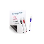 Dünya Magnet Magnetli Kalemli Buzdolabı Notluk 25x35 cm - Magnet Planlayıcı Buzdolabı Not Panosu + 2 kalem