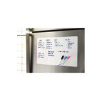 Dünya Magnet Magnetli Kalemli Buzdolabı Notluk 50x60 cm - Magnet Planlayıcı Buzdolabı Not Panosu + 2 kalem