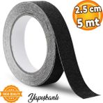 Dünya Magnet Merdiven Zemin Kaydırmaz Bant 2.5 cm x 5 Metre Yapışkanlı Kaymaz Bant Bandı Siyah