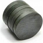 Dünya Magnet Mıknatıs 30 x 3 mm Büyük Yuvarlak Ferrit Magnet - Kokulu Taş -Nişan Süsleme Mıknatısı 100'lü Paket