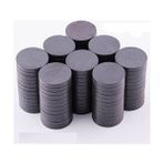 Dünya Magnet MIKNATIS,20X3 Büyük Yuvarlak Ferrit Mıknatıs -Nişan Süsleme MIKNATISI(200'LÜ Paket)