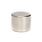 Dünya Magnet Neodyum Mıknatıs, 25 X 25 Mm Silindir Süper Güçlü Magnet