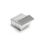 Dünya Magnet Neodyum Mıknatıs Dekoratif Magnet Güçlü Çekim 20X10X2 Mm 5 Adet