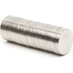 Dünya Magnet Yuvarlak Güçlü Neodyum Mıknatıs 50 Adet 15X1 mm