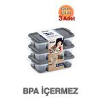 Dünya Mini Kapaklı Silikon Buz Kalıbı, Bas - Çıkar (üçlü Set) Antrasit