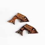 Dünyadan Hediyeler Ahşap Balık Magnet 2 li Set