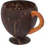Dünyadan Hediyeler Hindistan Cevizi Coconat Bardak Coconut Glass - Ahşap Rengi