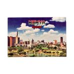 Dünyadan Hediyeler Kenya Temalı Ahşap Kartpostal Magnet