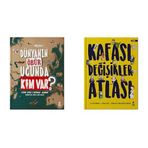 Dünyanın Öbür Ucunda Kim Var? (Ciltli) & Kafası Değişikler Atlası - Ciltli (2 Kitap Set)