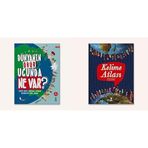 Dünyanın Öbür Ucunda Ne Var?: 84x57 Dünya Haritası Hediyeli Kelime Atlası -2 Kitap Set