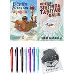 Dünyayı Sırtında Taşıyan Balık ve Benim Zürafam Uçabilir 2li Set