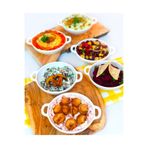 dunyazuccaciye 3 Lü Porselen Meze / Sunum Tabağı