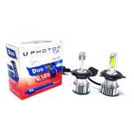 Duo H4 12-24V Led Xenon Beyaz Far Ampulu Uzun Kisa Zenon