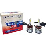 Duo Led H16 12-24V Simsek Etkili Beyaz Far Ampulu