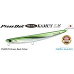 Duo PSA0570 Press Bait Metal Kamuy 35 gr Green Back Silver Suni Balık Yemi