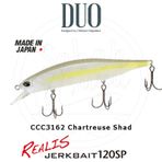 Duo Realis Jerkbait 120SP CCC3162 Chartreuse Shad