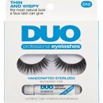 Duo Takma Kirpik %100 Doğal ve Siyah Görünüm D-12