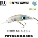Duo Tetra Works Toto Shad 48S CCC0653 Baby Aori Glow